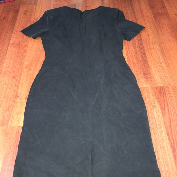 NWT Slim Fit Paris Italy Shift Black Dress Tencel - Picture 5 of 7
